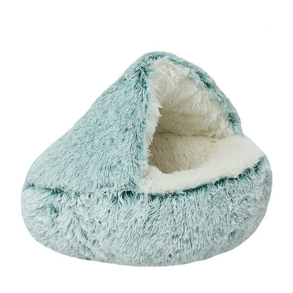 Pet Cave Bed Green