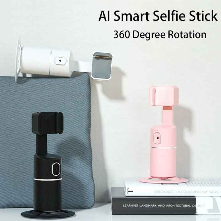 Auto Face-tracking Phone Stand 360 Degree Rotation