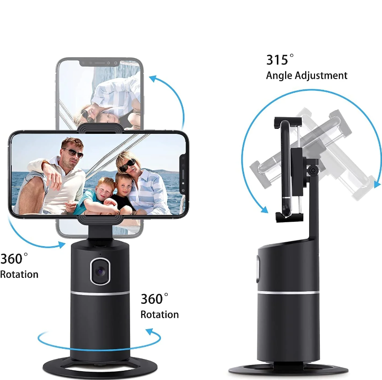 Auto Face-tracking Phone Stand 360 Degree Rotation