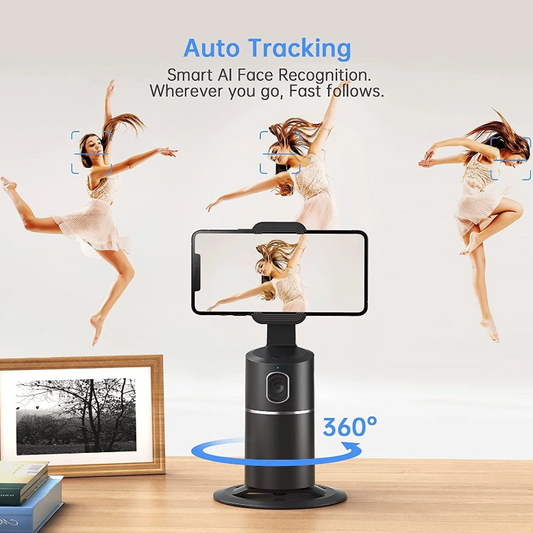 Auto Face-tracking Phone Stand Smart AI Face Recognition