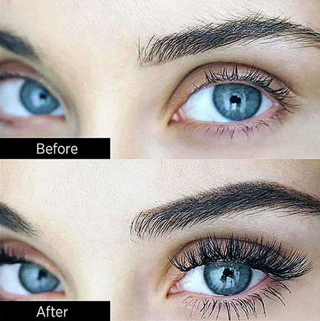 Magnetic Eyelashes Before and After Use